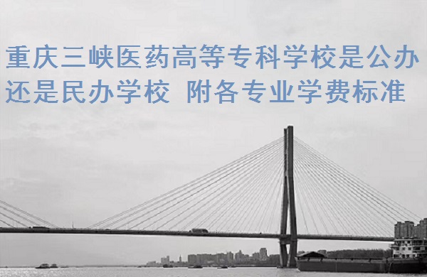 重庆三峡医药高等专科学校是公办还是民办学校 附各专业学费标准-广东技校排名网