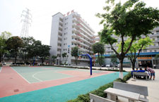 校园环境-篮球运动场